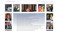 Desktop Screenshot of lesleyvisser.com